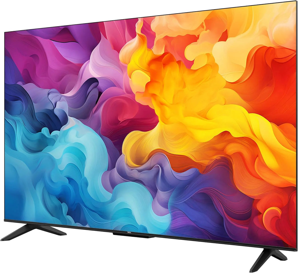 TCL Bezpośredni telewizor LED 50V6C 50 4K HDR Smart TV z Google TV (Dolby Audio, Motion Clarity, kompatybilny z Google Assistant & Alexa)