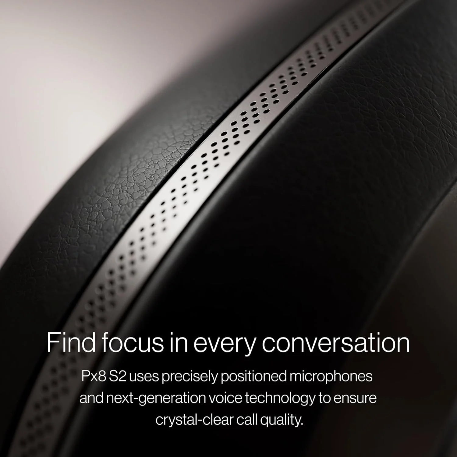 Bowers & Wilkins Px8 S2 bezprzewodowe słuchawki z redukcją szumów z Bluetooth Audio, funkcja szybkiego ładowania, 30 godzin odtwarzania w wysokiej rozdzielczości i mikrofonem - onyks czarny