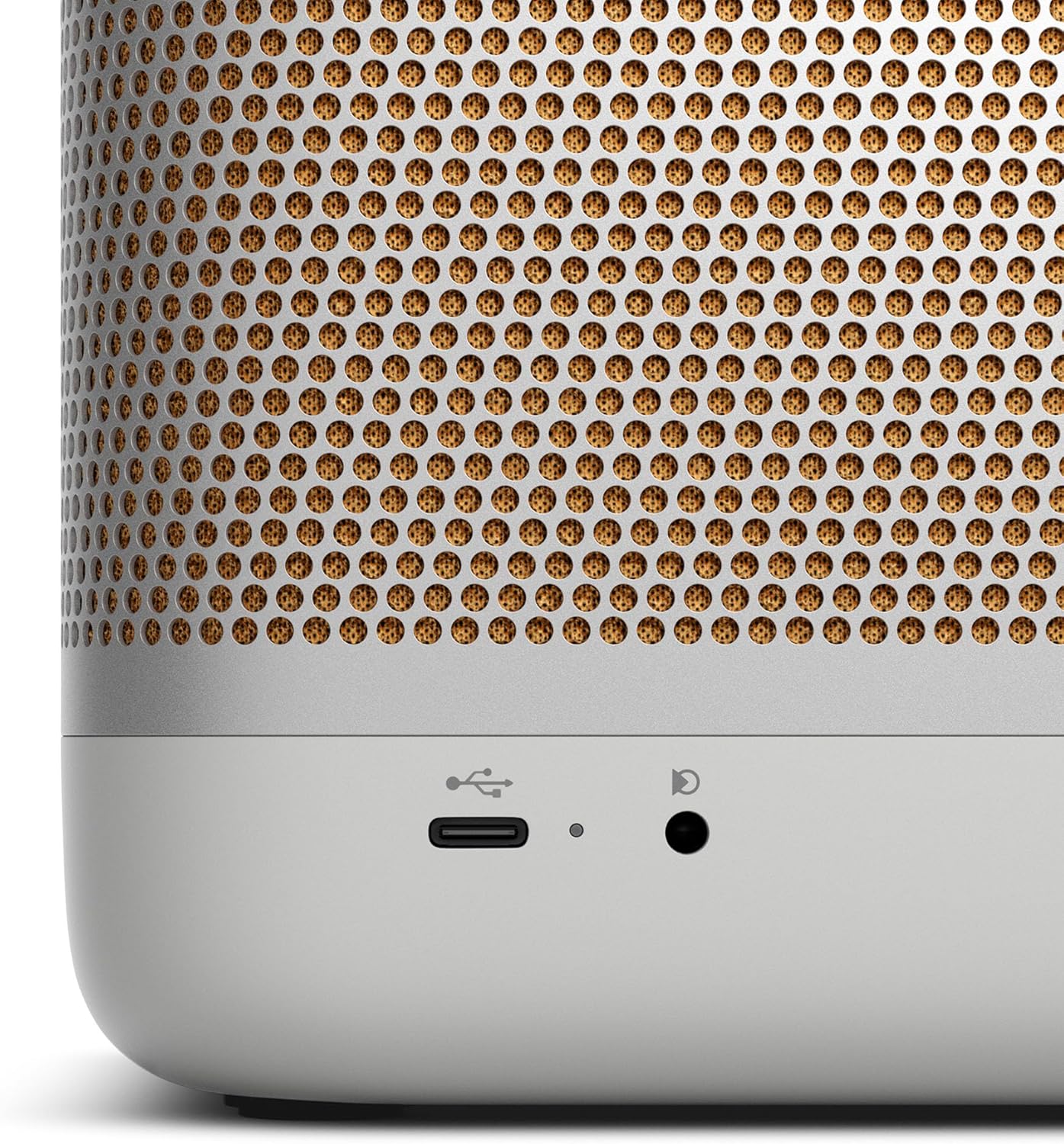 Bang & Olufsen Beolit 20 Przenośny głośnik z bluetooth, z ładowaniem bezprzewodowym, głośny dźwięk 360 stopni, głośnik do domu i na zewnątrz, ładowarka Qi do telefonu - Grey Mist