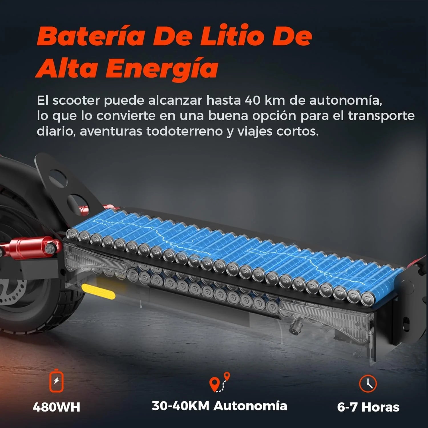 iScooter ix3 hulajnoga elektryczna dla dorosłych, bateria 480WH, maksymalna autonomia 40 km, składana hulajnoga elektryczna, sterowanie aplikacją, ładowanie 120 kg, regulowana kierownica, czterokrotne