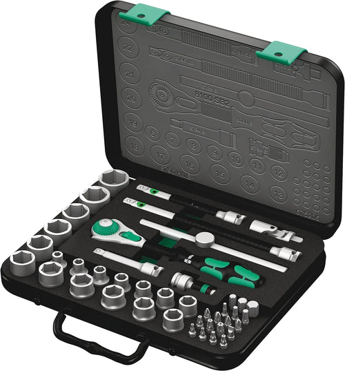5003594001 8100 SB 2 Zyklop 3/8 Metric Ratchet Set ( Piece of 43)