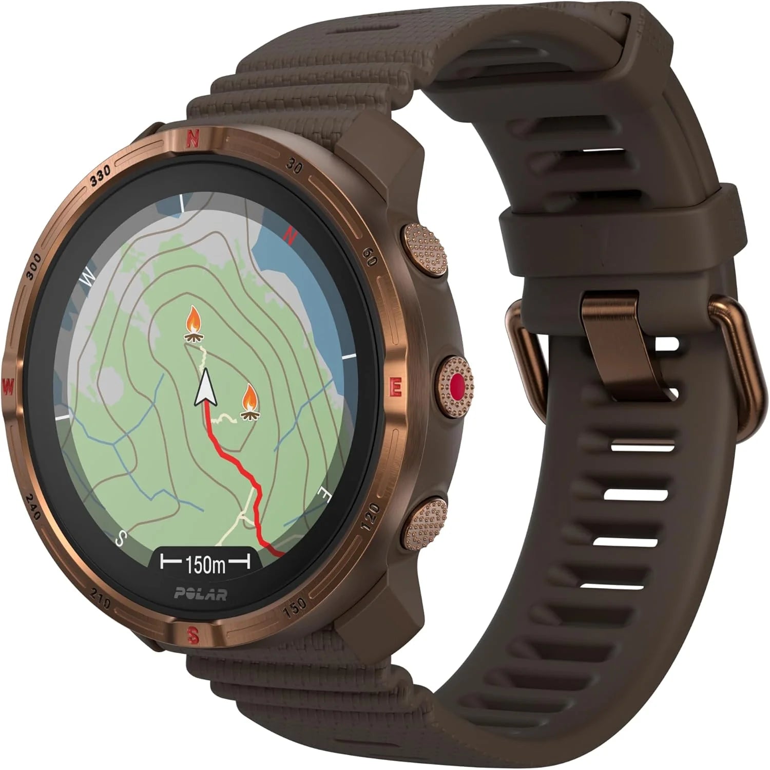 Polar Grit X2 outdoorowy zegarek z GPS – wyświetlacz AMOLED, mapy offline, GPS o podwójnej częstotliwości, EKG z nadgarstka, biosensory Elixir, TrainingPeaks, SpO2, do 7 dni pracy na baterii