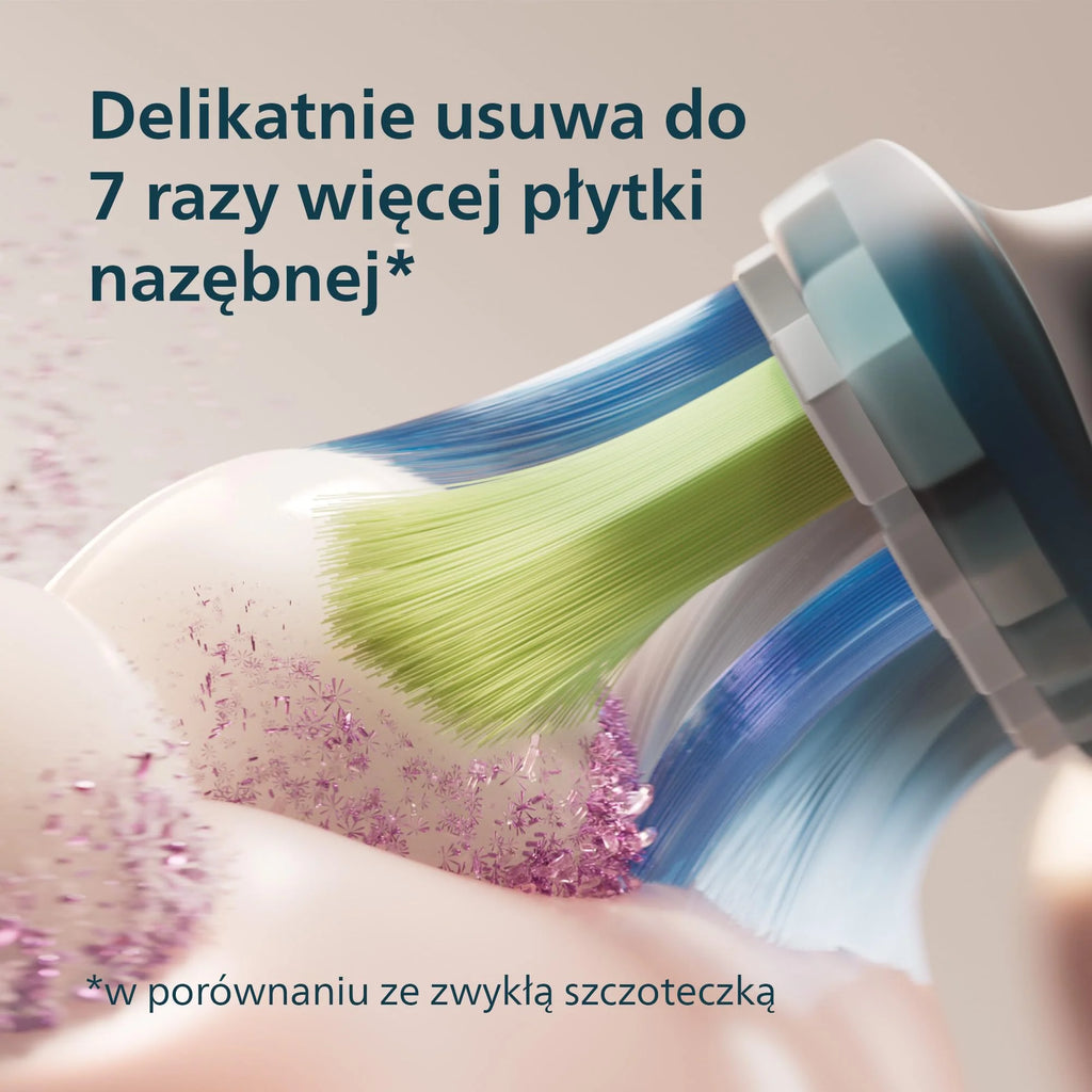 Szczoteczka elektryczna Philips Sonicare DiamondClean 9000, podwójne opakowanie, szczoteczka soniczna z aplikacją, czujnik nacisku, szklanka do ładowania, kolor czarny i Rosegold, model HX9914/61