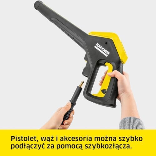 Kärcher Myjka ciśnieniowa K 5 Power Control, 145 bar, 500 l/h, wydajność powierzchniowa: 40 m²/h, filtr wody, waga: 13 kg, wąż ciśnieniowy i pistolet, lanca rotacyjna i dysza strumieniowa