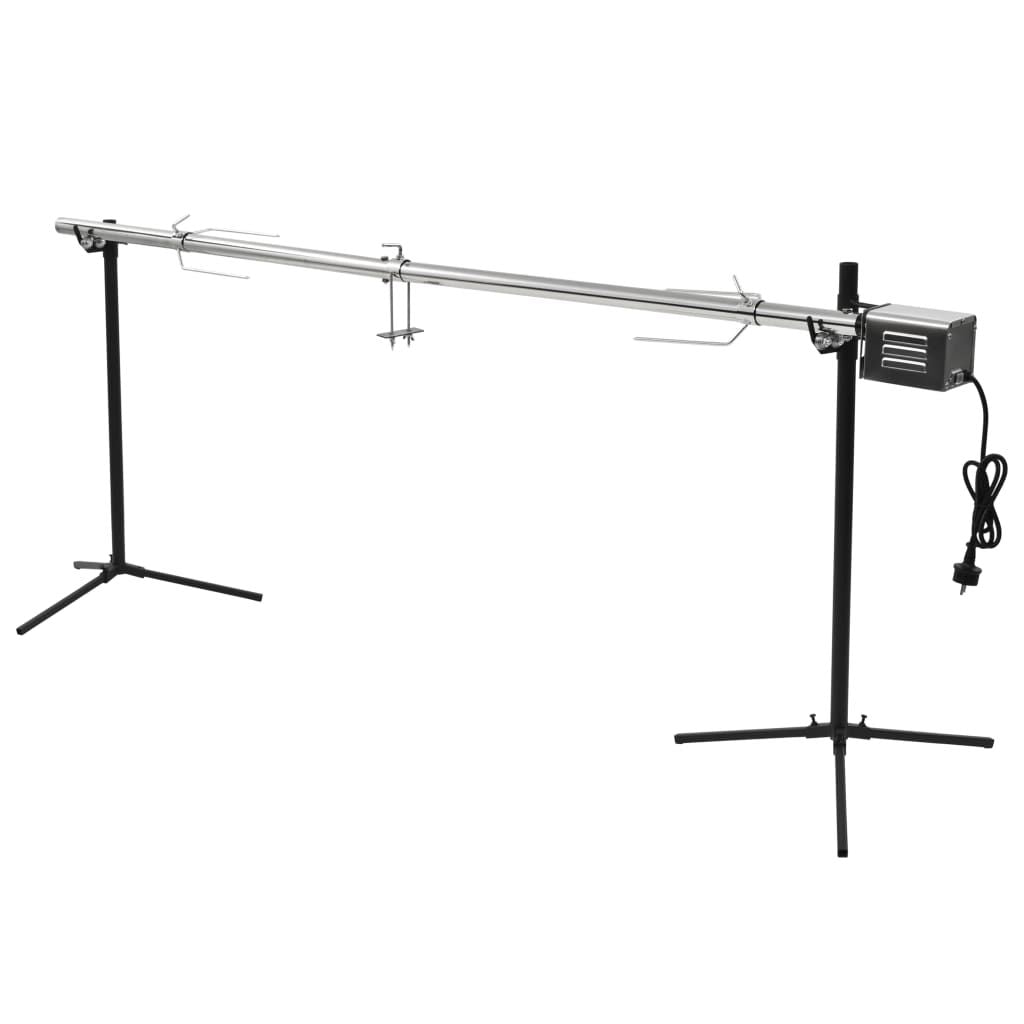 Automatyczny grill z silnikiem ze stali nierdzewnej 207x45x81 cm Vidaxl