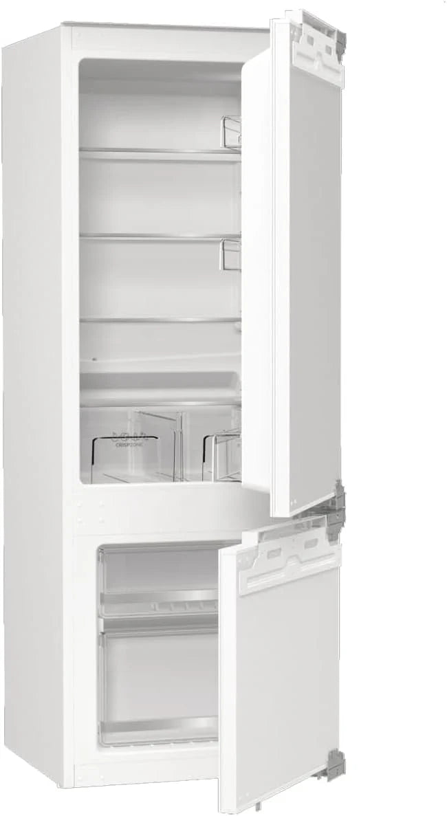 Gorenje NRKI517E41 lodówko-zamrażarka do zabudowy/178 nisza/zawias do drzwi przesuwnych/EEK:E/NoFrost DualAdvance/252L/AdaptTech/SuperCool/ConvertActive/EcoMode/wys. x szer. x gł.: 177,2 x 54 x 54,5
