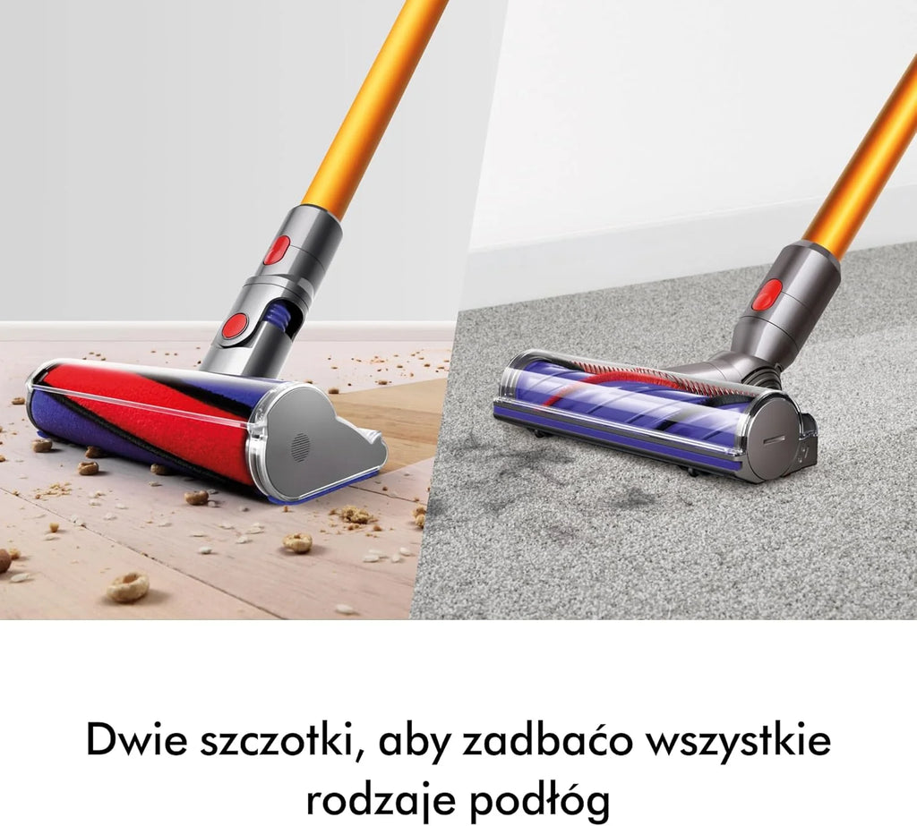 Bezprzewodowy odkurzacz pionowy Dyson V8™ Absolute (Srebro/Żółty)
