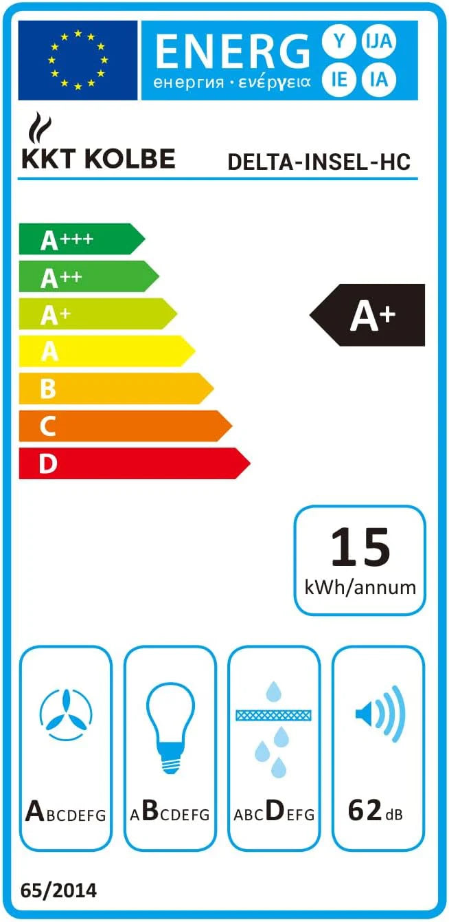 KKT KOLBE Okap kuchenny 90 cm, stal nierdzewna, czarne szkło, aplikacja Smart WiFi, funkcja automatycznego dopływu, obsługa SensorTouch, Delta-Insel-HC