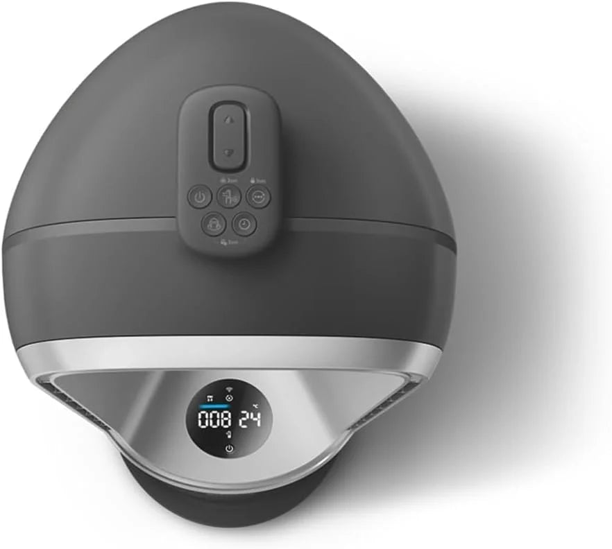Philips Air Performer 3w1 - wentylator, oczyszczacz powietrza i grzejnik, Filtr NanoProtect HEPA, Usuwa alergeny, wirusy, bakterie, zapachy i 99,97% pyłków z powietrza, Cichy, Kolor Szary (AMF870/15)