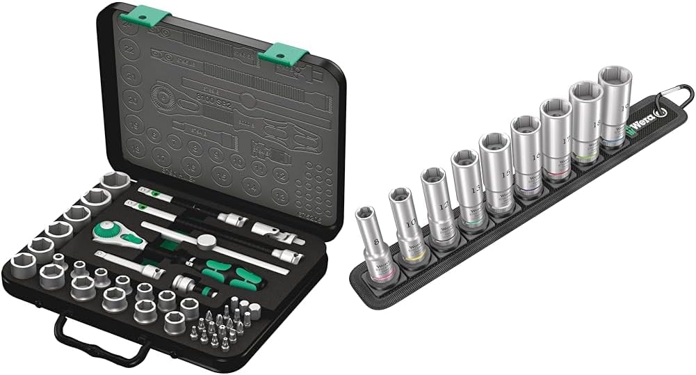 5003594001 8100 SB 2 Zyklop 3/8 Metric Ratchet Set ( Piece of 43)