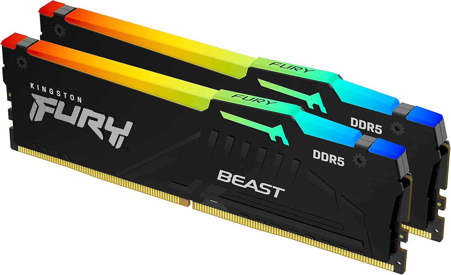 DDR5 64GB KIT 2x32GB PC 6000 Kingston FURY Beast RGB EX KF560C36BBEAK2-64