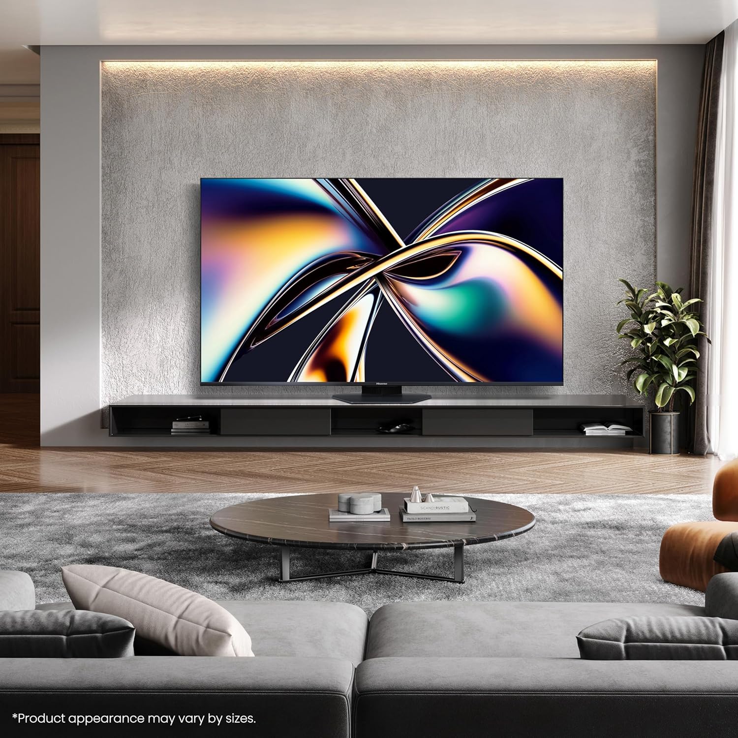 Hisense 50A7KQ QLED VIDAA Smart TV, telewizor 50 cali, z technologią Quantum Dot Colour, 60 Hz VRR, Dolby Vision, Bluetooth i HDMI, udostępnianie na telewizorze, Alexa wbudowana (2023)