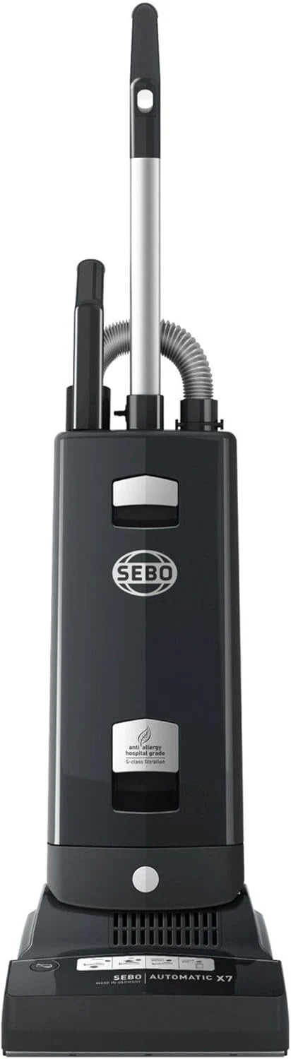 SEBO Automatic X7 odkurzacz szczotkowy, tworzywo sztuczne, szary, 117 x 31 x 31,00 cm