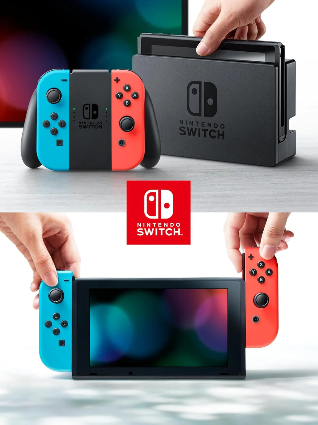 Switch Console 1.1 Neon Blue/Neon Red NEW