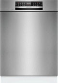 Bosch SMU6ECS12E seria 6, zmywarka do zabudowy, Home Connect, Extra Clean strefy: intensywne mycie dla najbardziej uporczywych zabrudzeń, pomoc mycia, stal, 60 cm