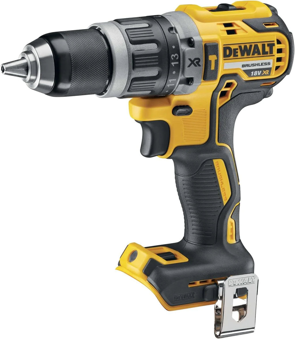 DEWALT Zestaw 3 narzędzi XR 18 V bezszczotkowa wiertarka kompaktowa wkrętarka, wkrętarka udarowa, dziurkacz SDS-Plus, XR 18 V 5 Ah Li-Ion, 3 baterie, 2 zestawy TSTAK DCK368P3T-QW